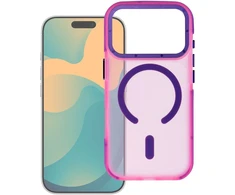 iPhone 18 Pro / 17 Pro dėklas Forcell F-Protect Vivid Premium, suderinamas su MagSafe, rožinis