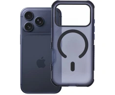 Dėklas Korpusas iPhone 18 Pro / 17 Pro „Forcell F-Protect BumperX Premium", suderinamas su MagSafe, tamsiai mėlynas