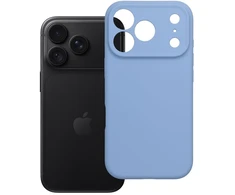 iPhone 18 Pro / 17 Pro dėklas Forcell F-Protect Rubber Premium, suderinamas su MagSafe, šviesiai mėlynas