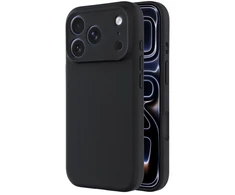 Case for iPhone 18 Pro / 17 Pro Forcell F-Protect Rubber Premium compatible with MagSafe juodas