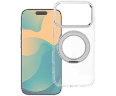 Dėklas Oem Case for iPhone 18 Pro / 17 Pro Frame Circle Stand compatible with MagSafe transparent