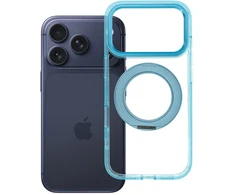 Dėklas Oem Case for iPhone 18 Pro / 17 Pro Frame Circle Stand compatible with MagSafe light mėlynas