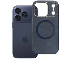 Dėklas Oem Case for iPhone 18 Pro / 17 Pro Gentleman Mag Cover compatible with MagSafe navy mėlynas