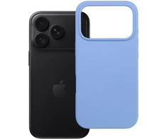 [[KEEP0]]Oem Dėklas, skirtas iPhone 18 Pro / 17 Pro, silikoninis 2 mm (apsauga kamerai), šviesiai mėlynas