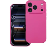 Oem dėklas, skirtas iPhone 18 Pro / 17 Pro, silikoninis 2 mm (su fotoaparato apsauga), suderinamas su MagSafe, rožinės spalvos