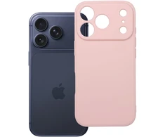 Oem dėklas, skirtas iPhone 18 Pro / 17 Pro, švelniai rožinės spalvos