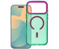 Dėklas iPhone 18 Pro Max / 17 Pro Max Forcell F-Protect Vivid Premium, suderinamas su MagSafe, žalias