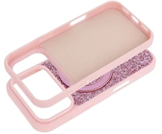 Dėklas Oem Case for iPhone 18 Pro Max / 17 Pro Max Quartz Circle Stand Mag Cover pink