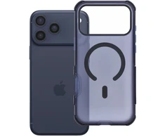 Forcell dėklas F-Protect BumperX Premium iPhone 18 Pro Max / 17 Pro Max, suderinamas su MagSafe, tamsiai mėlynas