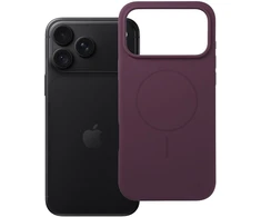 Dėklas Oem Case for iPhone 18 Pro Max / 17 Pro Max Silicone 2mm (big hole) zgodny su MagSafe burgundy