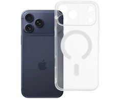 Dėklas Oem Case for iPhone 18 Pro Max / 17 Pro Max Clear Case 2 mm Mag Cover compatible with MagSafe (camera protection) transparent