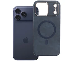 Dėklas Oem Case for iPhone 18 Pro Max / 17 Pro Max Gentleman Mag Cover compatible with MagSafe navy mėlynas