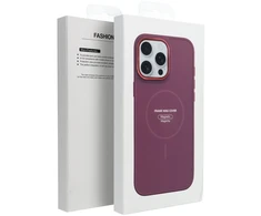 Dėklas Oem Case for iPhone 18 Pro Max / 17 Pro Max Frame Mag Cover compatible with MagSafe dark cherry