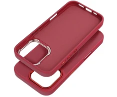 Dėklas Oem Case for iPhone 18 Pro Max / 17 Pro Max Frame Mag Cover compatible with MagSafe dark cherry