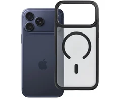 Case for iPhone 18 Pro Max / 17 Pro Max Forcell F-Protect Smoke Hybrid Premium Lite compatible with MagSafe juodas