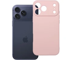 Oem dėklas, skirtas iPhone 18 Pro Max / 17 Pro Max, švelniai rožinės spalvos