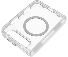 Case for iPhone Duo Forcell F-Protect 4sD-i Clear 2.5 mm Premium Hinge compatible with MagSafe transparent
