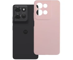 OEM dėklas Motorola G75 silikoniniam 2 mm dėklui (apsauginis fotoaparatas), rausvos spalvos