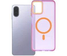 Dėklas Samsung A07 / A08 Forcell F-Protect Vivid Premium suderinamas su MagSafe violetinė 0INT