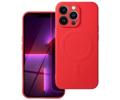 Oem Dėklas na Samsung A08 Silicone Mag Cover zgodne su MagSafe (camera protection) raudona