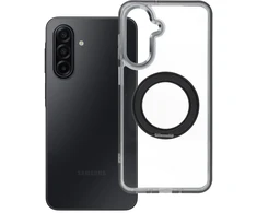 Oem Dėklas na Samsung A17 / A18 Frame Circle Stand zgodne su MagSafe juoda