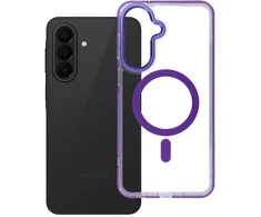Oem Dėklas na Samsung A27 Frame Clear Hybrid Mag Cover zgodny su MagSafe violetinė