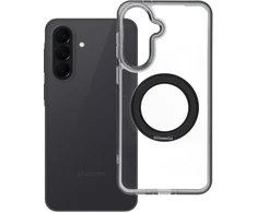 Oem Dėklas na Samsung A37 Frame Circle Stand zgodne su MagSafe juoda