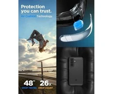Dėklas Spigen Rugged Armor Galaxy A57 5G matte juodas