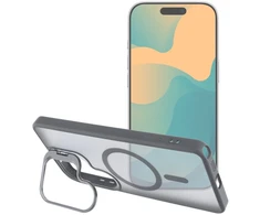 Dėklas na Samsung A57 Forcell F-Protect Shadow Stand Premium zgodne su MagSafe pilka 0INT