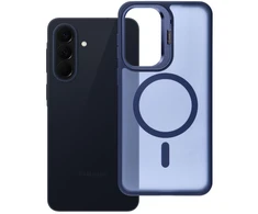Dėklas na Samsung A57 Forcell F-Protect Shadow Stand Premium zgodne su MagSafe tamsiai mėlyna 0INT