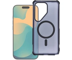 Dėklas, skirtas Samsung S26 FE / S25 FE, Forcell F-Protect BumperX Premium, suderinamas su MagSafe, tamsiai mėlynas 0INT