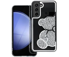 Oem Dėklas na Samsung S25 FE / S26 FE Teddy Bear Sidabrinė