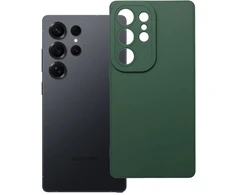 Oem Dėklas na Samsung S25 ULTRA Matt 2.0 ciemnozielone