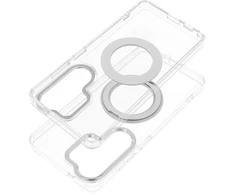 Oem Dėklas na Samsung S26 Frame Circle Stand zgodne su MagSafe transparentne