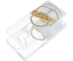 Oem Dėklas na Samsung S26 Golden zgodne su MagSafe balta