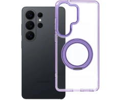 Oem Dėklas na Samsung S26 Ultra Frame Circle Stand zgodne su MagSafe violetinė