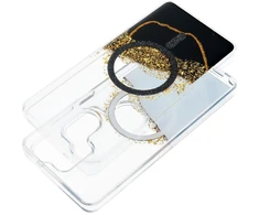 Oem Dėklas na Samsung S26 ULTRA Golden zgodne su MagSafe juoda
