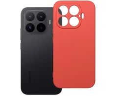 Dėklas Xiaomi 17T silikoninis pudrinės rožės spalvos