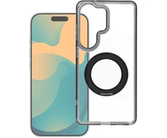 Oem Dėklas na Xiaomi Redmi 17 4G / 5G Frame Circle Stand zgodne su MagSafe juoda