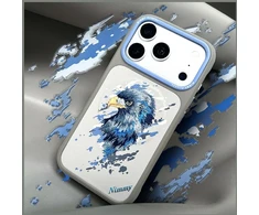 Dėklas NIMMY case EAGLE compatible with MagSafe for IPHONE 18 Pro/17 Pro pilkas