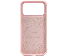 NIMMY dėklas GLASSES COOL DOG, skirtas IPHONE 18 Pro Max/17 Pro Max, rožinis