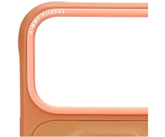 Dėklas NIMMY case LION compatible with MagSafe for IPHONE 18 Pro/17 Pro oranžinis