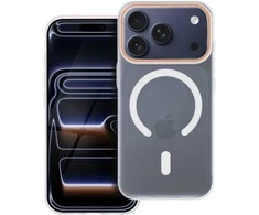 Dėklas Oem Case for iPhone 17 AIR Go Oranžinis compatible with MagSafe transparent