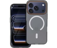 Dėklas Oem Case for iPhone 16e (SE4 2025) / 17e Go Oranžinis compatible with MagSafe juodas