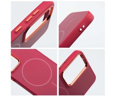 Oem Dėklas na Samsung S26 PLUS Frame Mag Cover zgodne su MagSafe magenta