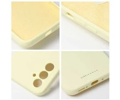 ROAR dėklas CLOUD SKIN skirtas Samsung Galaxy S25 Edge Light geltonos spalvos