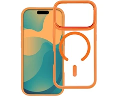 Dėklas ROAR case MAG BUMPER compatible with MagSafe for IPHONE 18 Pro / 17 Pro oranžinis