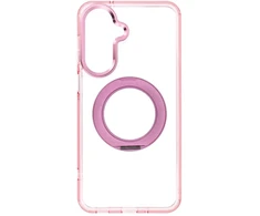 Dėklas Samsung A27 Frame Circle Stand, suderinamas su MagSafe, rožinis