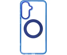 Dėklas Samsung A56 Frame Circle Stand, suderinamas su MagSafe, tamsiai mėlynas