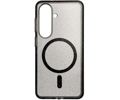 Oem Dėklas na Samsung S26 Clear Mag Cover - Glitter (Str) zgodne su MagSafe juoda glitter